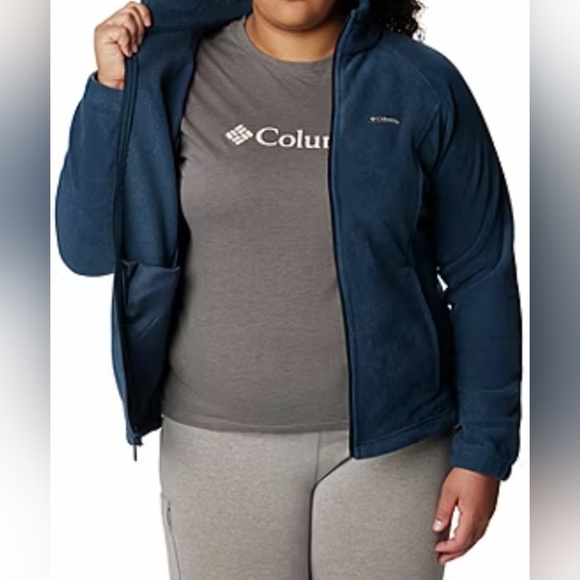 Columbia Benton Springs  Plus Fleece Lightweight Jacket Size 3X New MSRP $65 - Picture 3 of 7